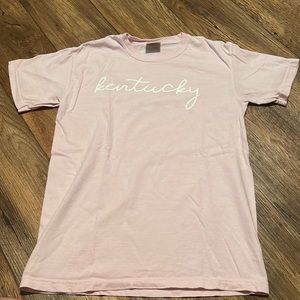 Pink comfort color T-shirt
